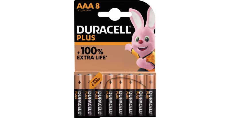 Duracell Plus AAA 8 Pack