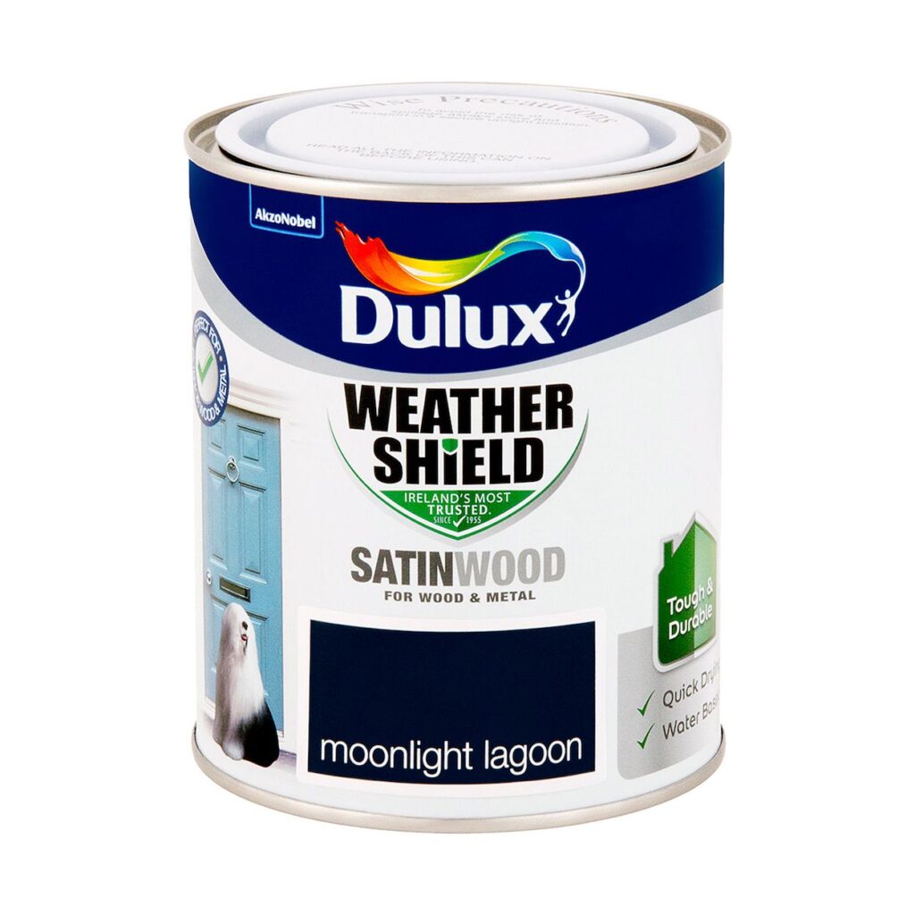 Dulux Weathershield Satinwood Moonlight Lagoon 750ml - Merricks Hardware