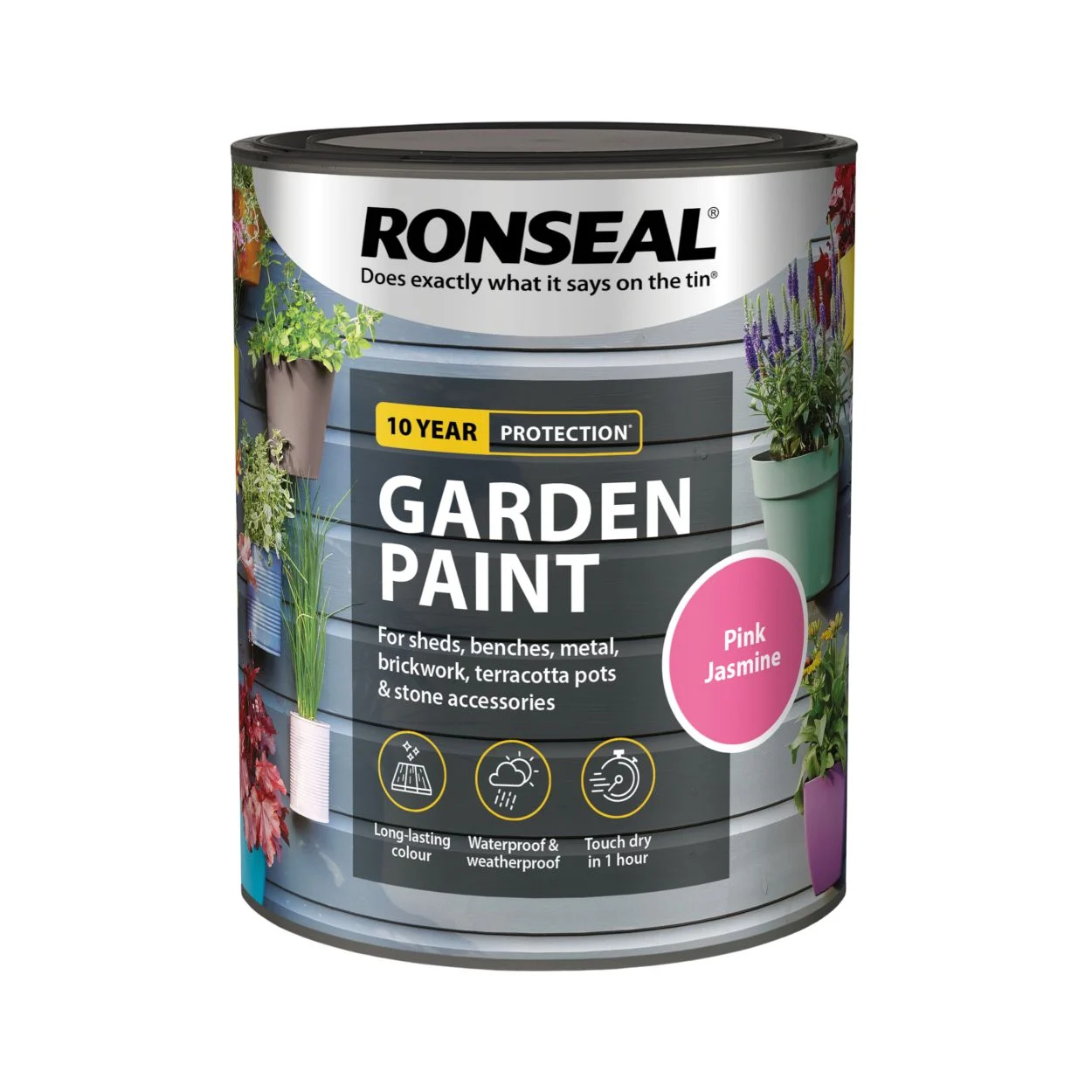 Ronseal Garden Paint Pink Jasmine