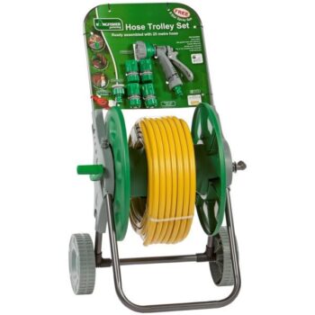 Kingfisher 25Mtr Complete Hose Trolley Set
