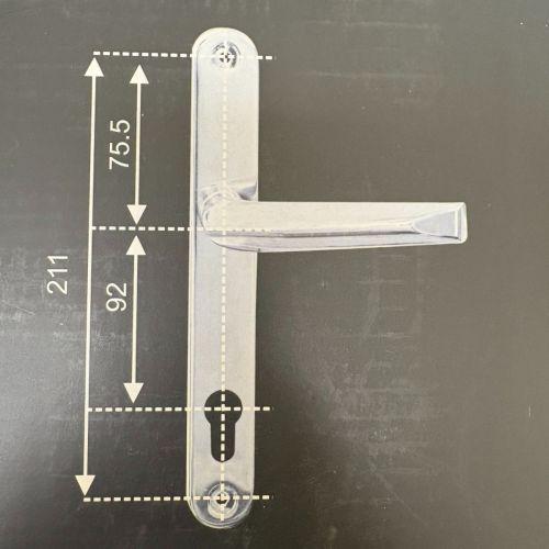 Stockholm Black Lever Handle