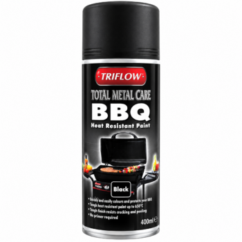 Triflow Heat Resistant BBQ Spray Black 400ml
