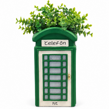 Irish Telephone Box Polyresin Planter