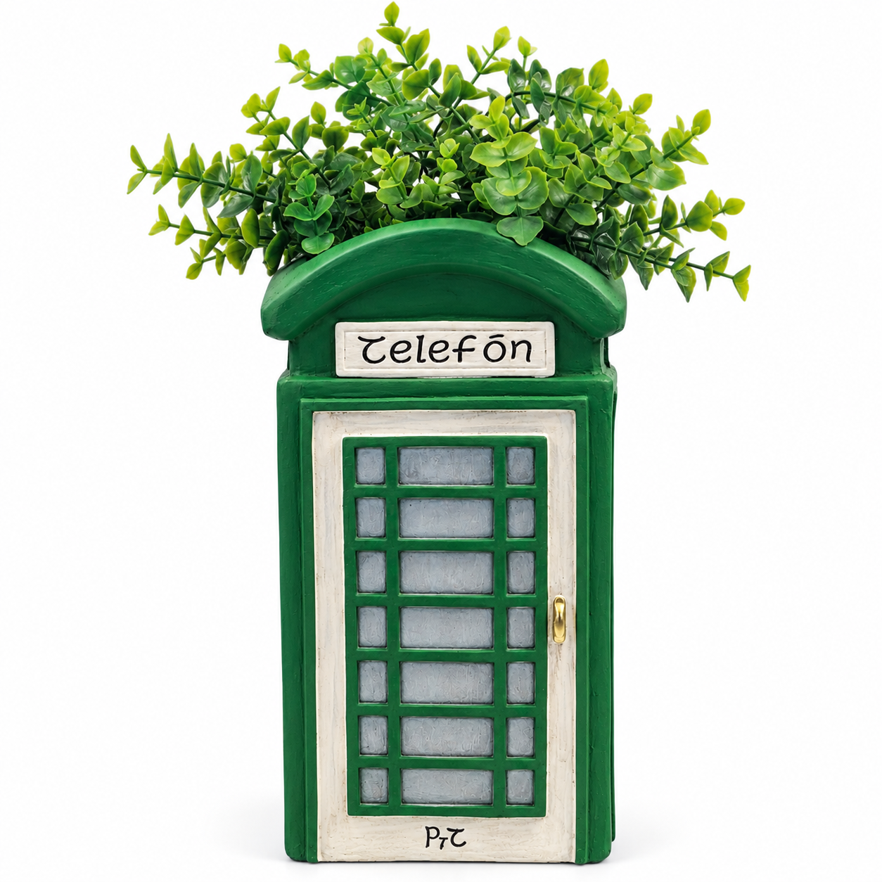 Irish Telephone Box Polyresin Planter