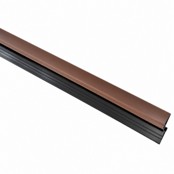 Safeline 91.5cm Brush Strip PVC Brown Draught Excluder